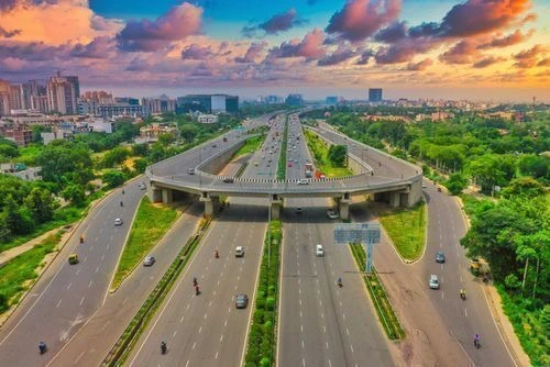 Delhi-Mumbai Expressway crosses through New Faridabad